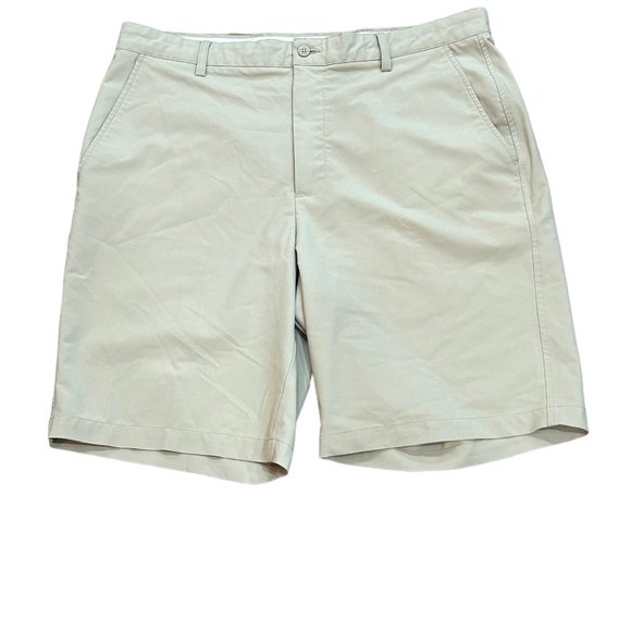 FootJoy‎ FJ Golf Chino 10" Khaki Performance Stretch Activewear Shorts Size 38 - Picture 1 of 8